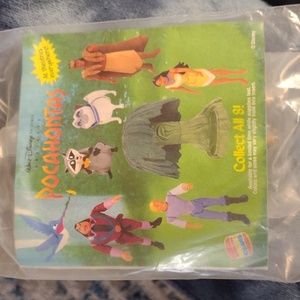 Pocahontas collector's burger king complete set of 8 unopened. 90s memorabilia